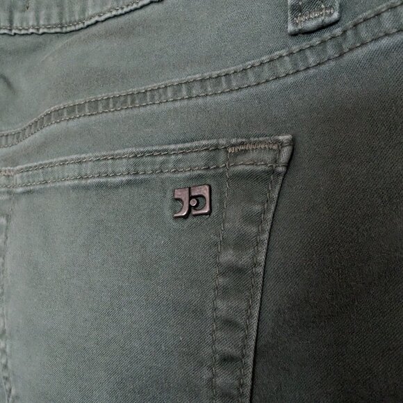 Joe's Jeans Rocker Skinny Mid-Rise Eucalyptus Green Zip Pockets Size 29 EUC - Picture 7 of 9